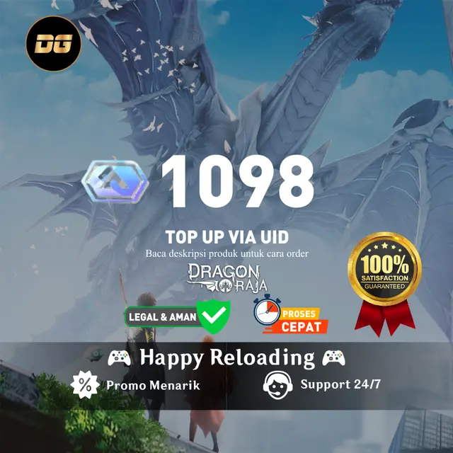 Jual 1097 Coupons Dragon Raja degamingstore | VCGamers