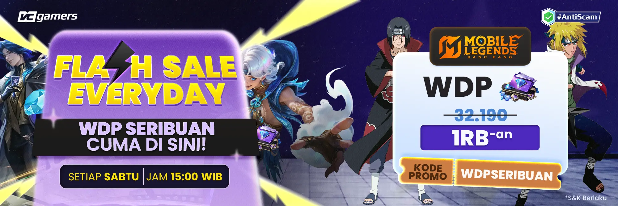 Flash Sale Everyday Saturday