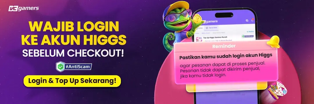 Wajib Login ke Akun Higgs Sebelum Checkout!