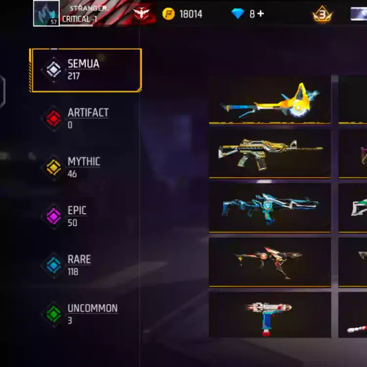 Jual AKUN FREE FIRE GRADE C Free Fire zakk store | VCGamers
