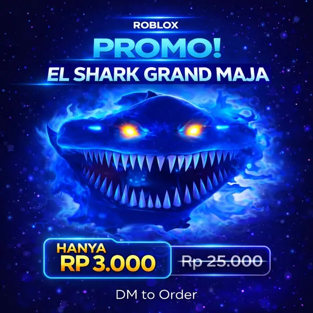 Jual El Shark Gran Maja Fish It! - Roblox Common Store | VCGamers