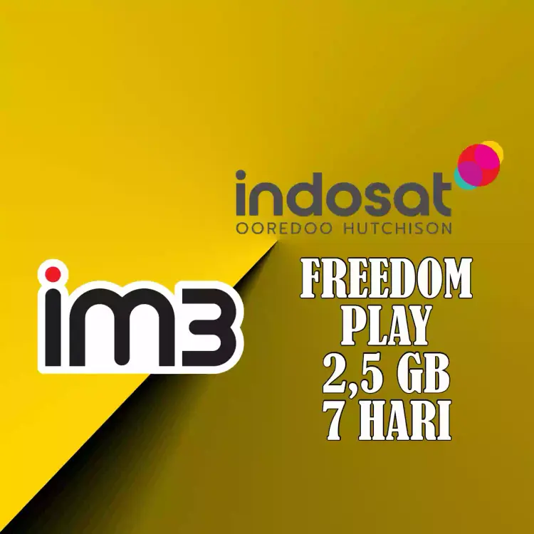 Jual Freedom Play2.5 GB Indosat Frozzymagine Store | VCGamers
