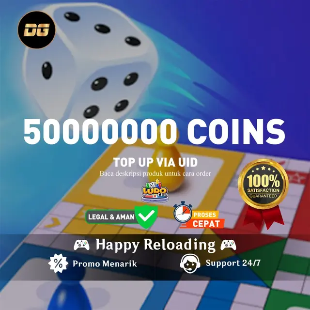 Jual 50000000 Coins Ludo Club degamingstore | VCGamers