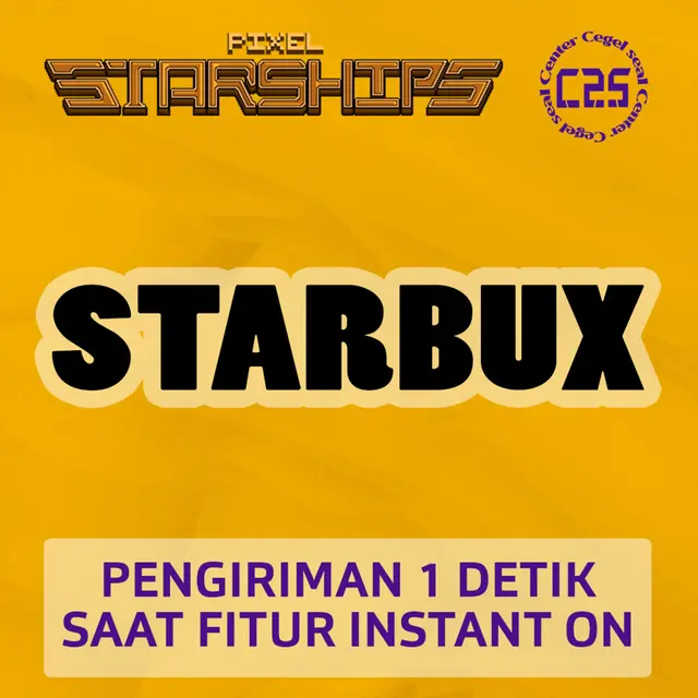 Jual Clip of Starbux Pixel Starships Center Cegel Seal | VCGamers
