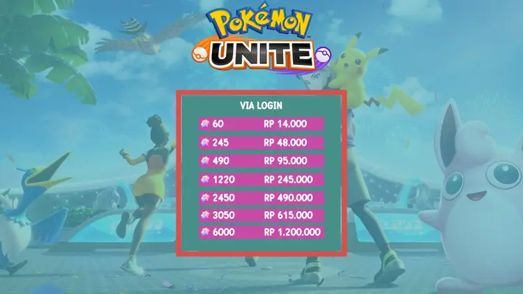 Jual 60 Aeos Gems (First Time 2x) Pokemon Unite Briciastore.id | VCGamers