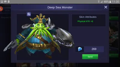 Jual  Bane Deep Sea Monster Mobile Legends KALBAR GAME STORE | VCGamers