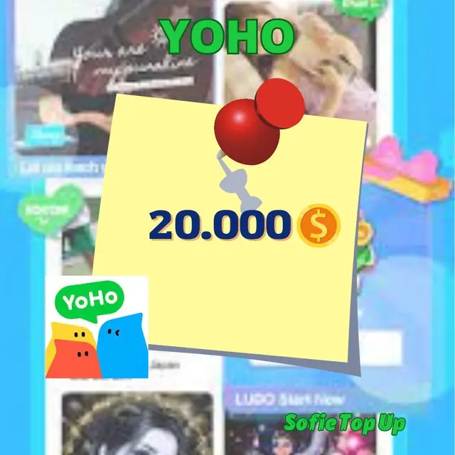 Jual 20.000 Koin YoHo Sofie Top Up | VCGamers