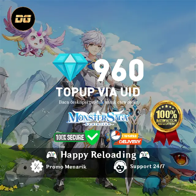 Jual 960 Diamond Monster Saga degamingstore | VCGamers