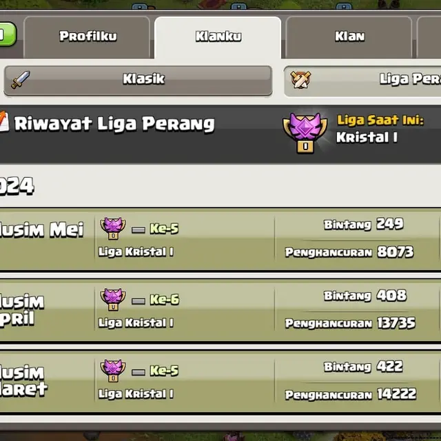 Jual Klan level 21 Clash of Clans Hends store id | VCGamers