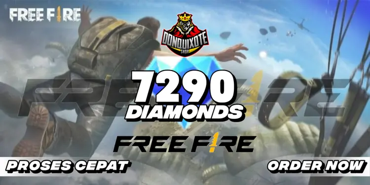Jual 7.290 Diamonds Free Fire Donquixoteshop | VCGamers