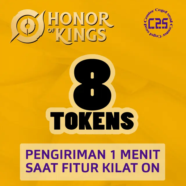 Jual 8 Tokens Honor Of Kings Center Cegel Seal | VCGamers