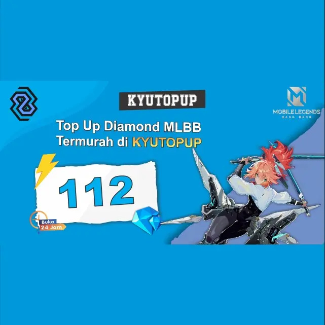Jual 110 Diamonds Mobile Legends KYU TOPUP | VCGamers