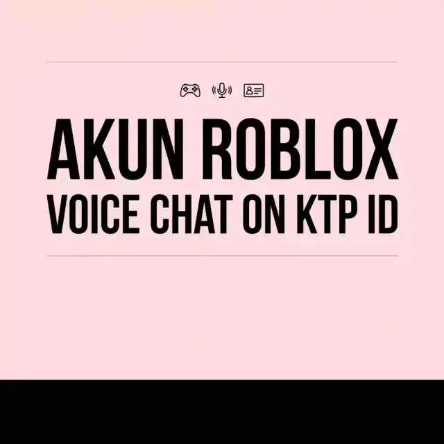 Jual Akun RBL KTP ID chat ON Roblox HR Storee | VCGamers