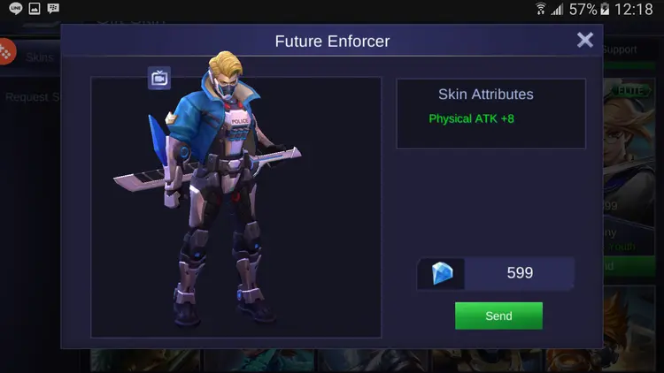 Jual Hayabusa Future Enforcer Mobile Legends KALBAR GAME STORE | VCGamers