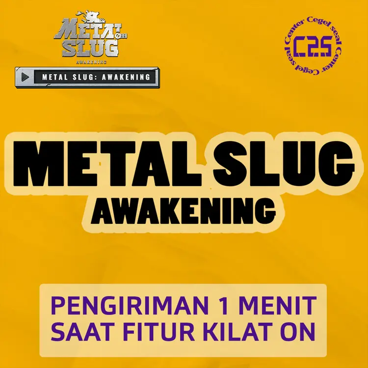 Jual Premium Monthly Card Metal Slug Awakening Center Cegel Seal | VCGamers