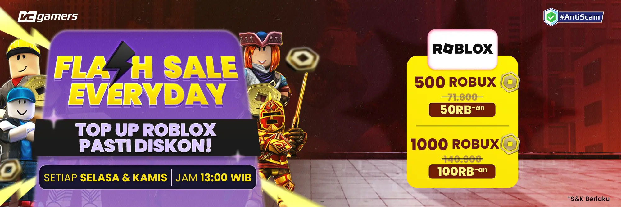 Flash Sale Every Tuesday