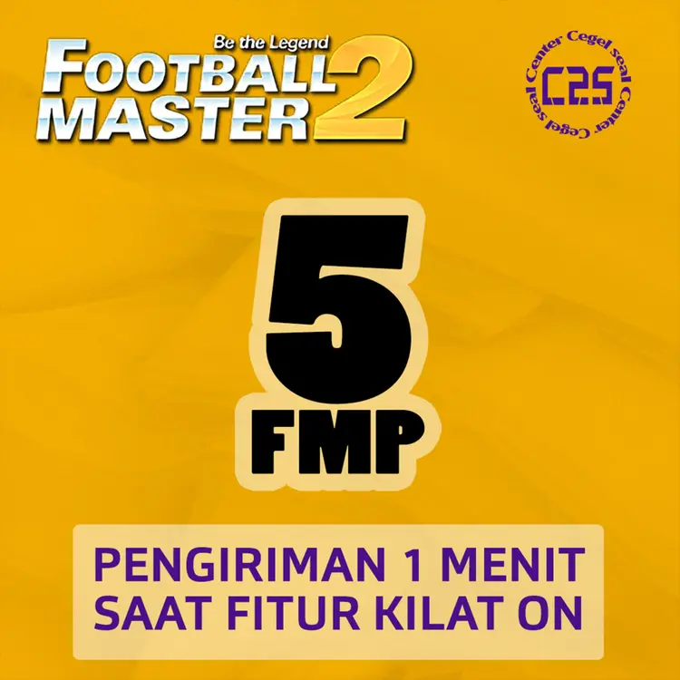 Jual 5 FMP Football Master 2 Center Cegel Seal | VCGamers