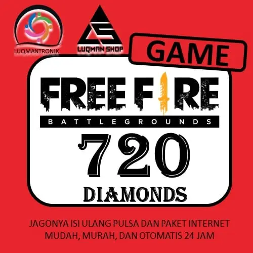 Jual 720 Diamonds Free Fire LUQMANSHOP | VCGamers