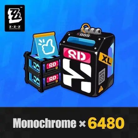 Jual 6.480 + 1.600 Monochrome Zenless Zone Zero Central VC | VCGamers