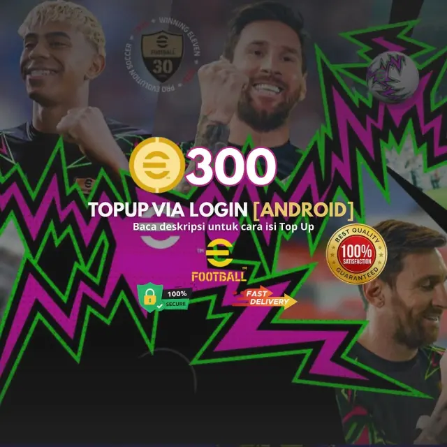 Jual 300 Coin (Android Via Login) eFootball Mobile Hasan Gaming | VCGamers