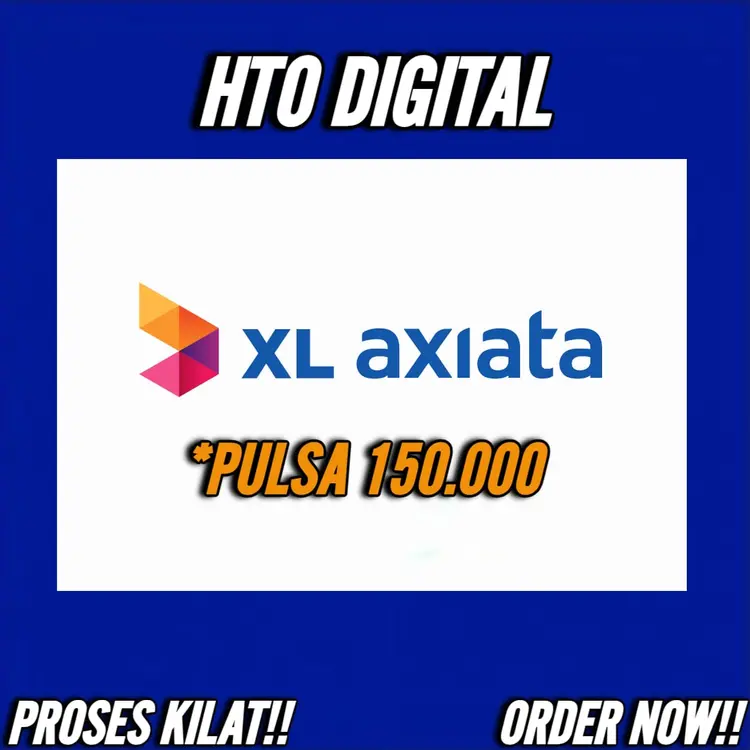 Jual Pulsa Reguler 150.000 XL Axiata HTO DIGITAL | VCGamers
