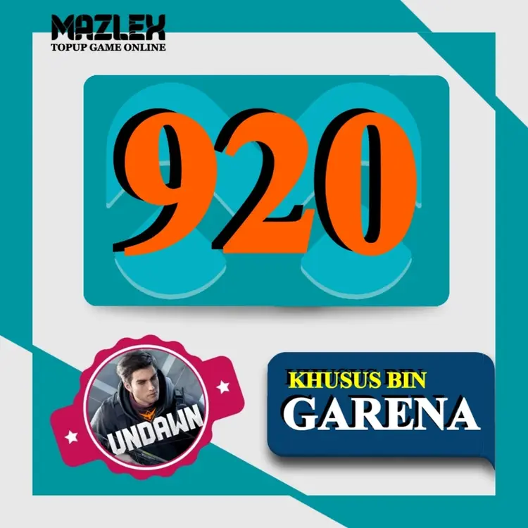 Jual 920 RC BIN GARENA Undawn Mazlex Store | VCGamers