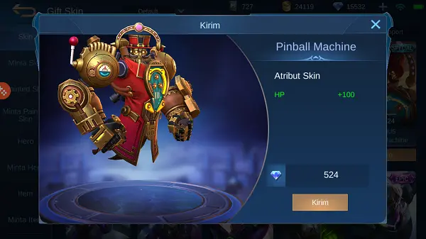 Jual Uranus Pinball Machine Mobile Legends KALBAR GAME STORE | VCGamers