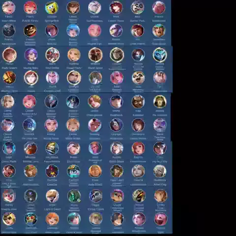 Jual Akun Fresh Siap Rank Mobile Legends ARVION | VCGamers