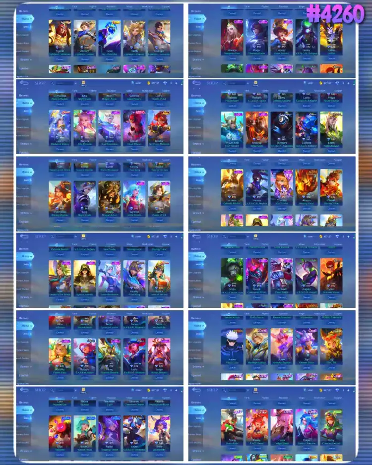Jual π₯#4260 π501 SKIN πXavier Satoru Gojo (Jujutsu Mobile Legends ZenVan.Store | VCGamers