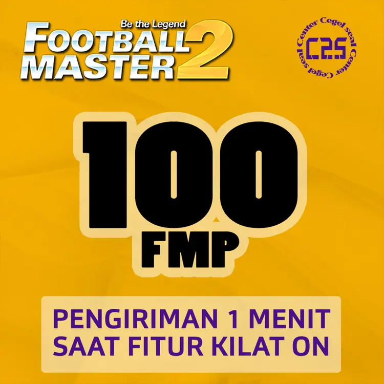 Jual 100 FMP Football Master 2 Center Cegel Seal | VCGamers