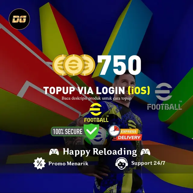 Jual 750 Coin (iOS Via Login) eFootball Mobile degamingstore | VCGamers