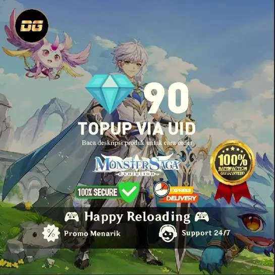 Jual 90 Diamond Monster Saga degamingstore | VCGamers