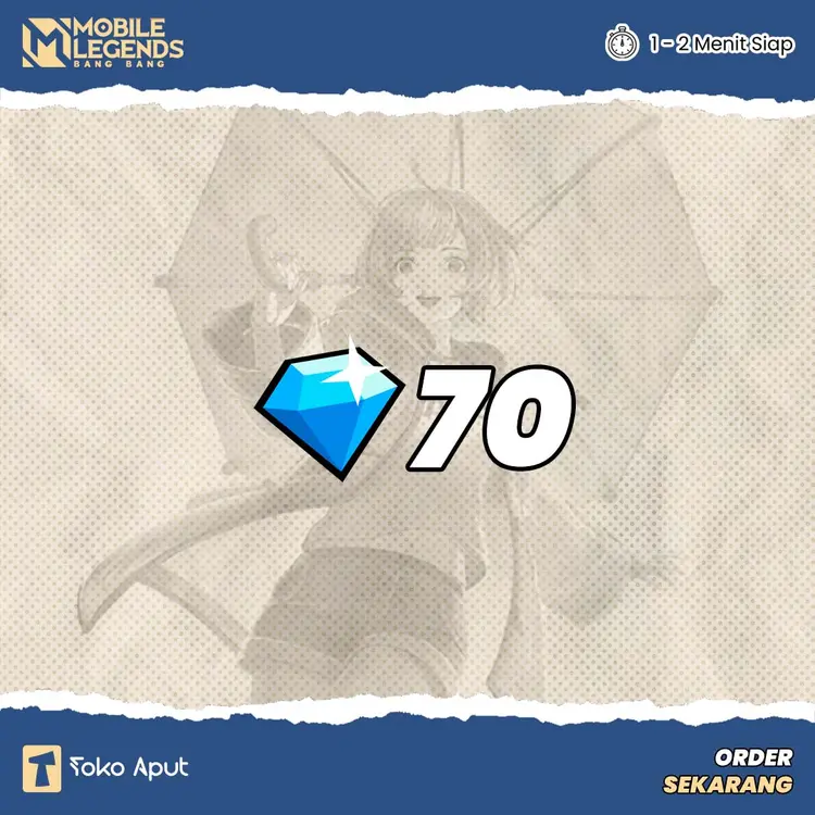 Jual 70 Diamonds Mobile Legends Toko Aput | VCGamers