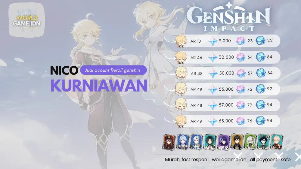 Daftar Produk worldgame.idn Terlaris & Terlengkap - VCGamers