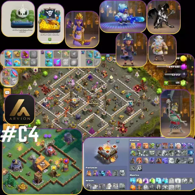 Jual Town Hall 11 Clash of Clans ARVION | VCGamers