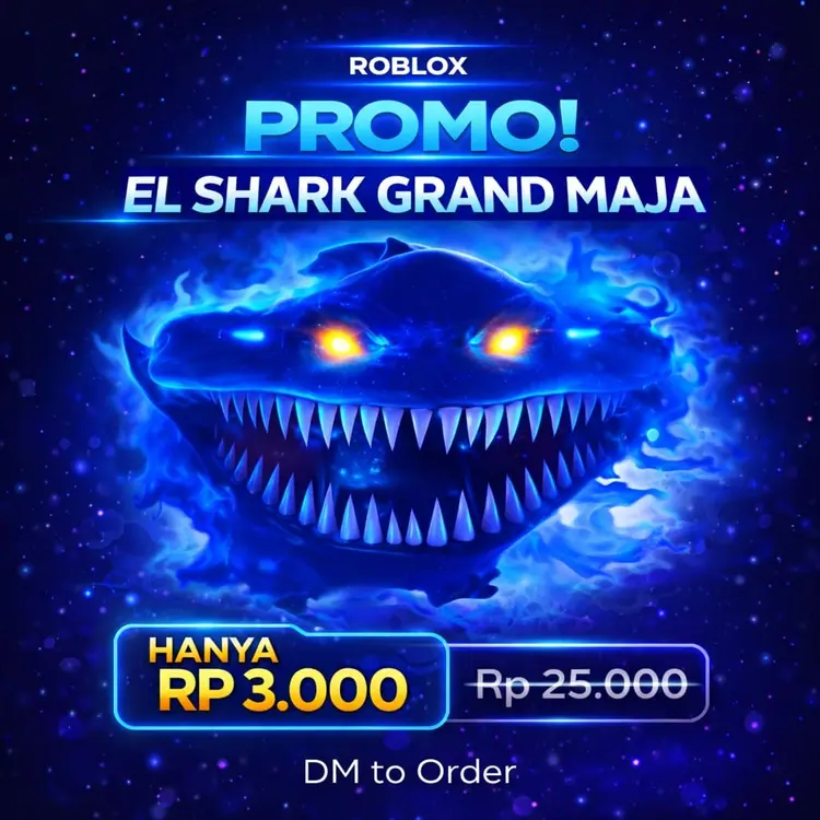 Jual El Shark Gran Maja Fish It! - Roblox Common Store | VCGamers