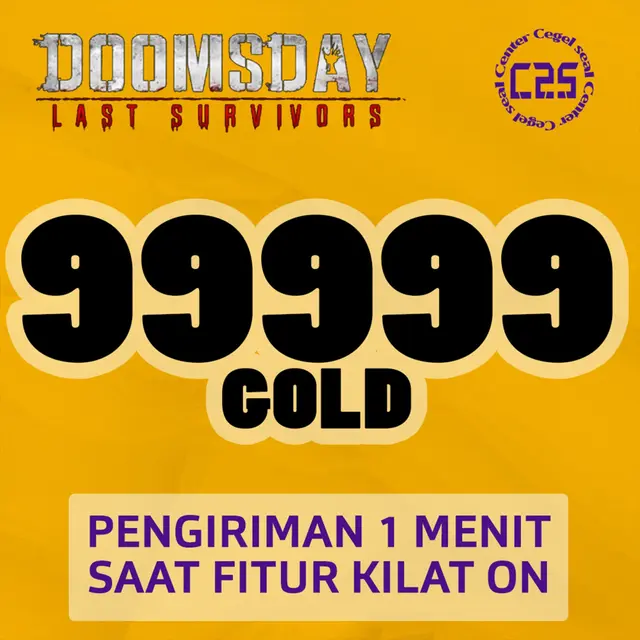 Jual 99.999 Gold Doomsday : Last Survivor Center Cegel Seal | VCGamers