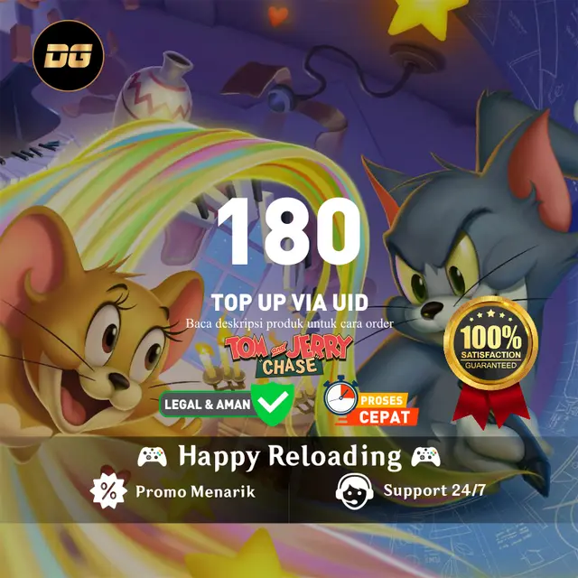 Jual 180 Diamond Tom and Jerry Chase degamingstore | VCGamers