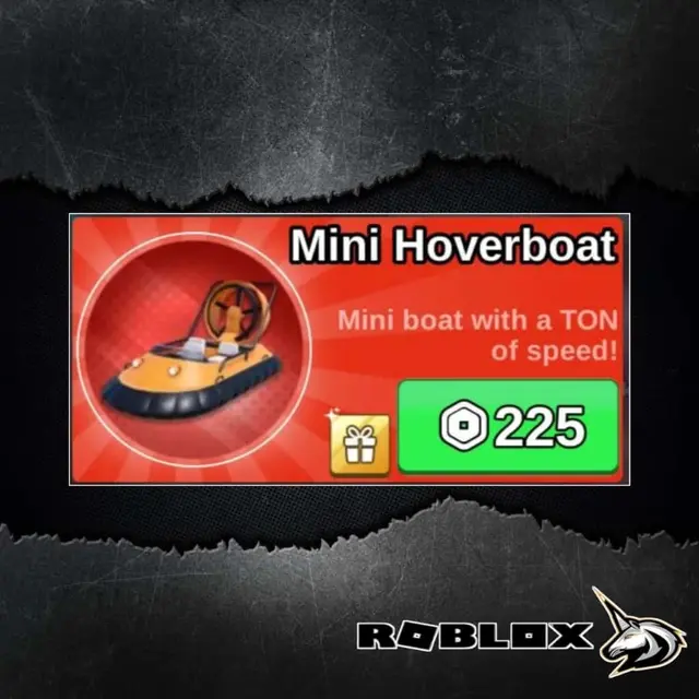 Jual Mini Hoverboat Fish It! - Roblox RU Corp ID | VCGamers