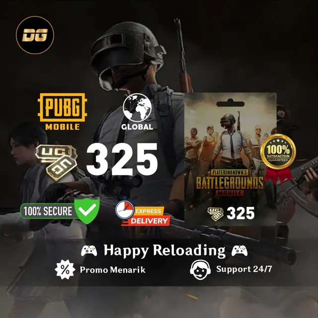 Jual 325 UC PUBG Mobile degamingstore | VCGamers