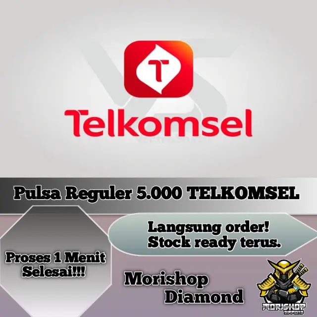 Jual Pulsa Reguler 5.000 Telkomsel Morishop Diamond | VCGamers