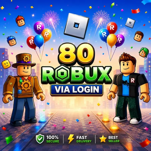 Jual 80 Robux (Via Login) Roblox Hasan Gaming | VCGamers