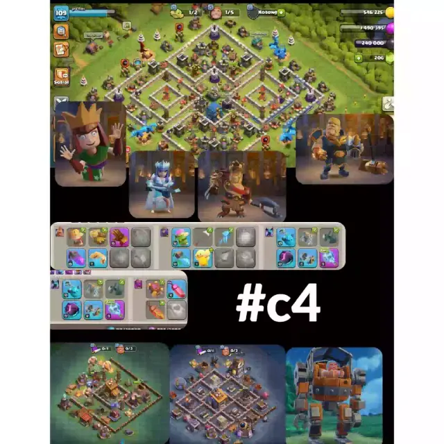 Jual Akun COC Clash of Clans ARVION | VCGamers