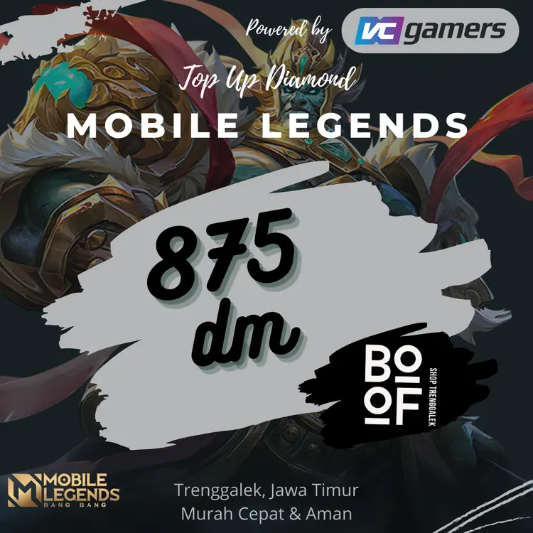 Jual 875 Diamonds Mobile Legends BFStore TGK | VCGamers