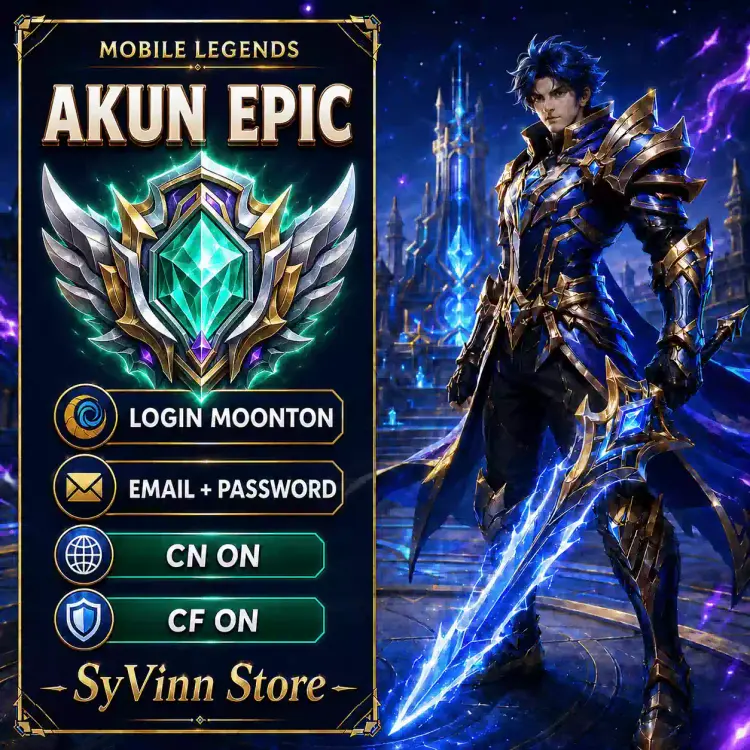 Jual Akun Rank Epic Mobile Legends SyVinn Store | VCGamers