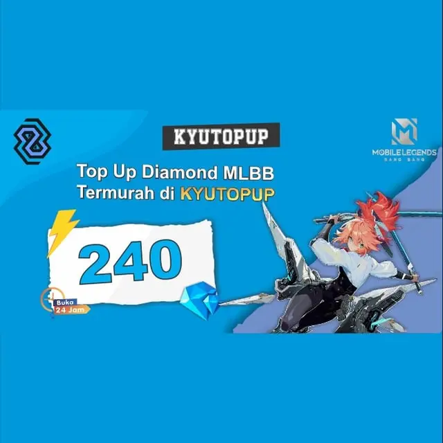 Jual 240 Diamonds Mobile Legends KYU TOPUP | VCGamers