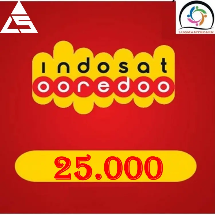 Jual Pulsa Reguler 25.000 Indosat LUQMANSHOP | VCGamers
