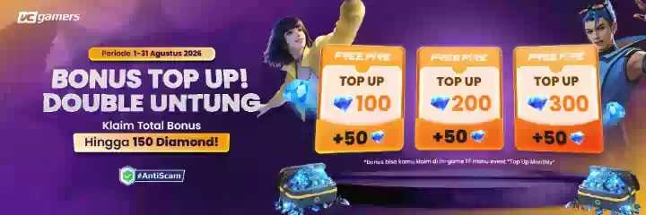 BONUS TOP UP! DOUBLE UNTUNG