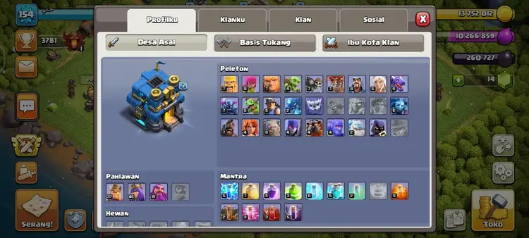 Jual Akun COC Clash of Clans ShibaShop | VCGamers