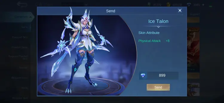 Jual Karrie Epic Ice Talon Mobile Legends KALBAR GAME STORE | VCGamers